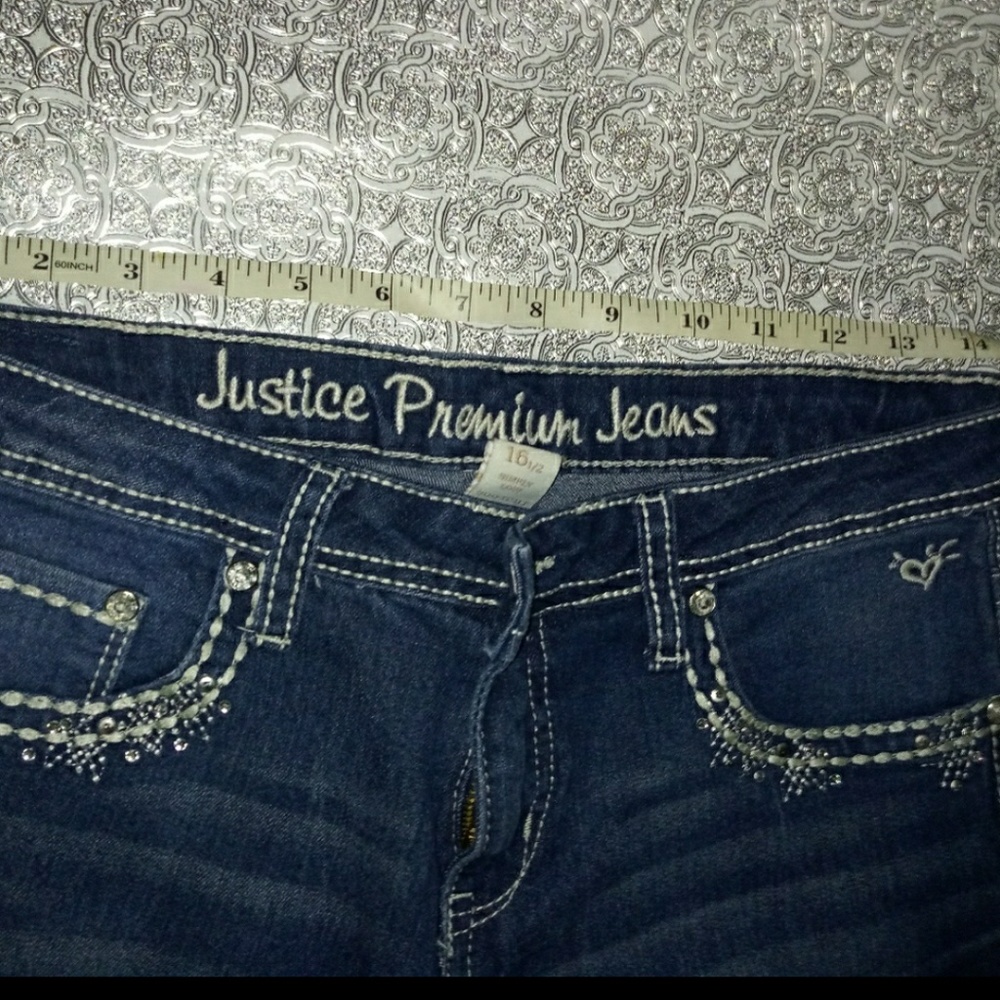 Justice Premium Wide Leg Jeans - Picture 3 of 8